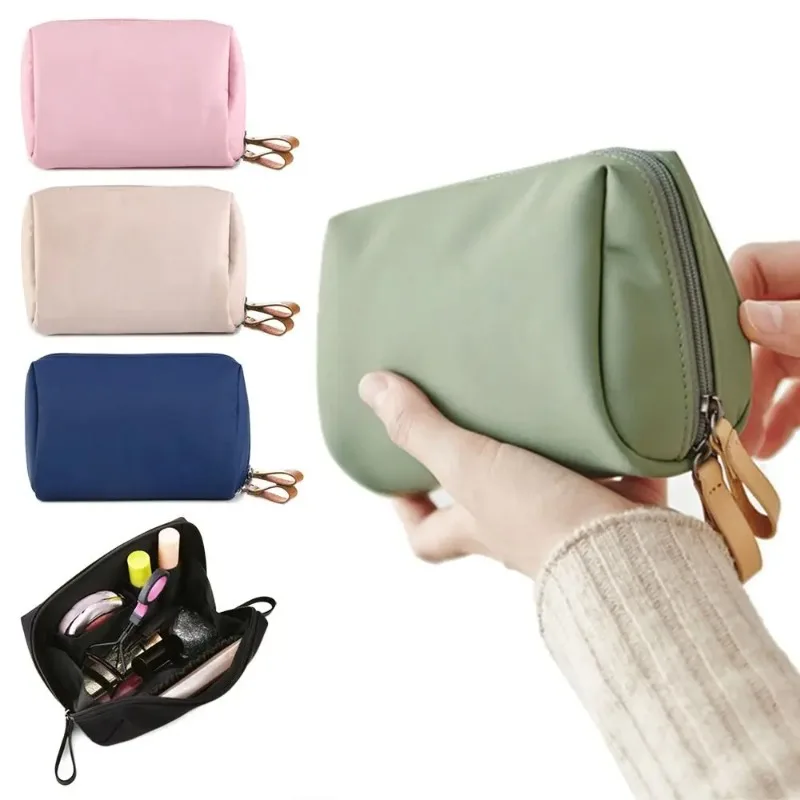 Portable makeup bag for women, coin storage bag, Mini lipstick bag, small toiletry bag, organizer case, 1PC