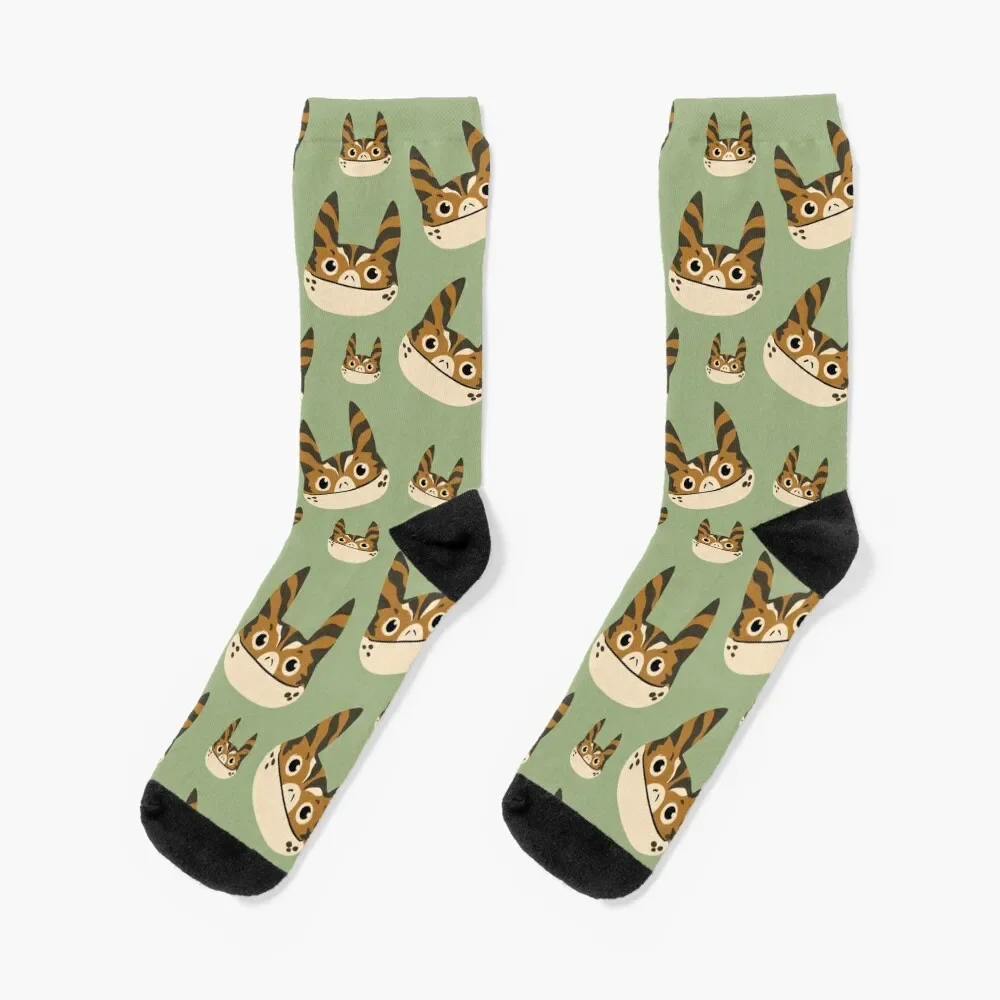 

loth cat pattern Socks set winter heated Boy Socks Women's