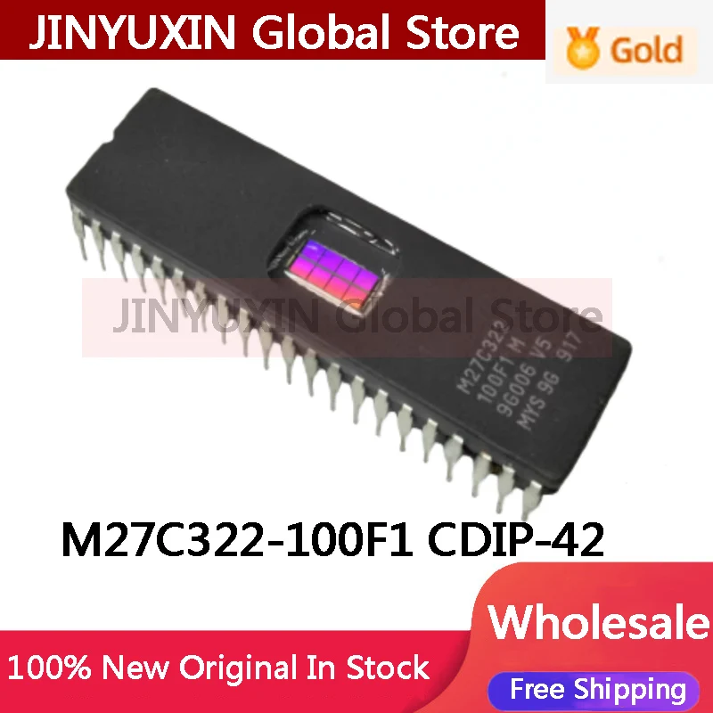 

5 шт. M27C322-100F1 M27C322 100F1 CDIP-42, чип памяти, микросхема, в наличии, оптом