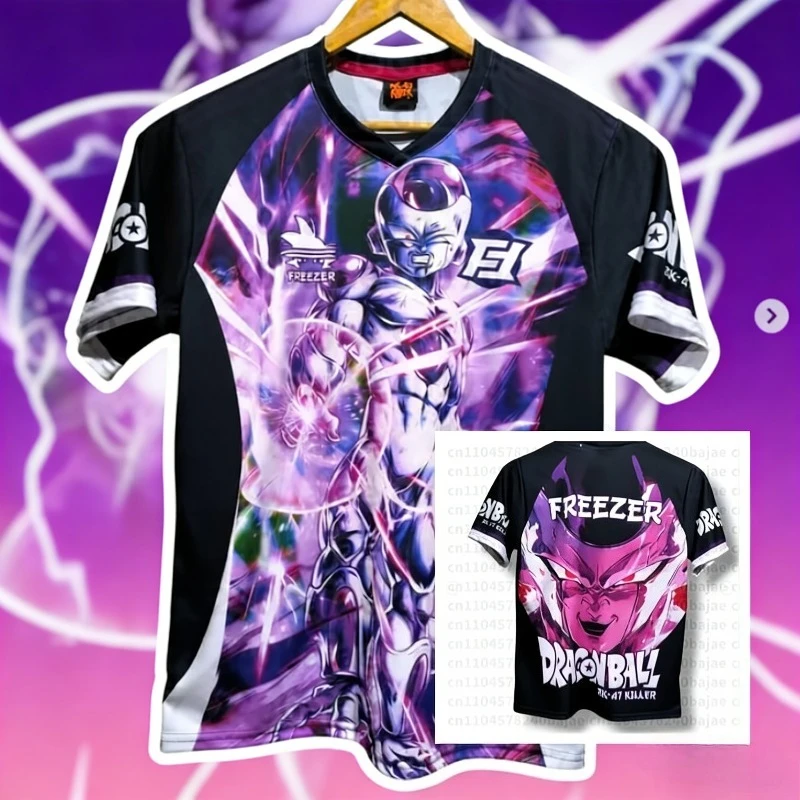 Sommer 2026 Bestseller Herren Sporttrikots T-Shirt Japanisches Dragon Ball Anime Bedrucktes T-Shirt Atmungsaktiv und Schnelltrocknend