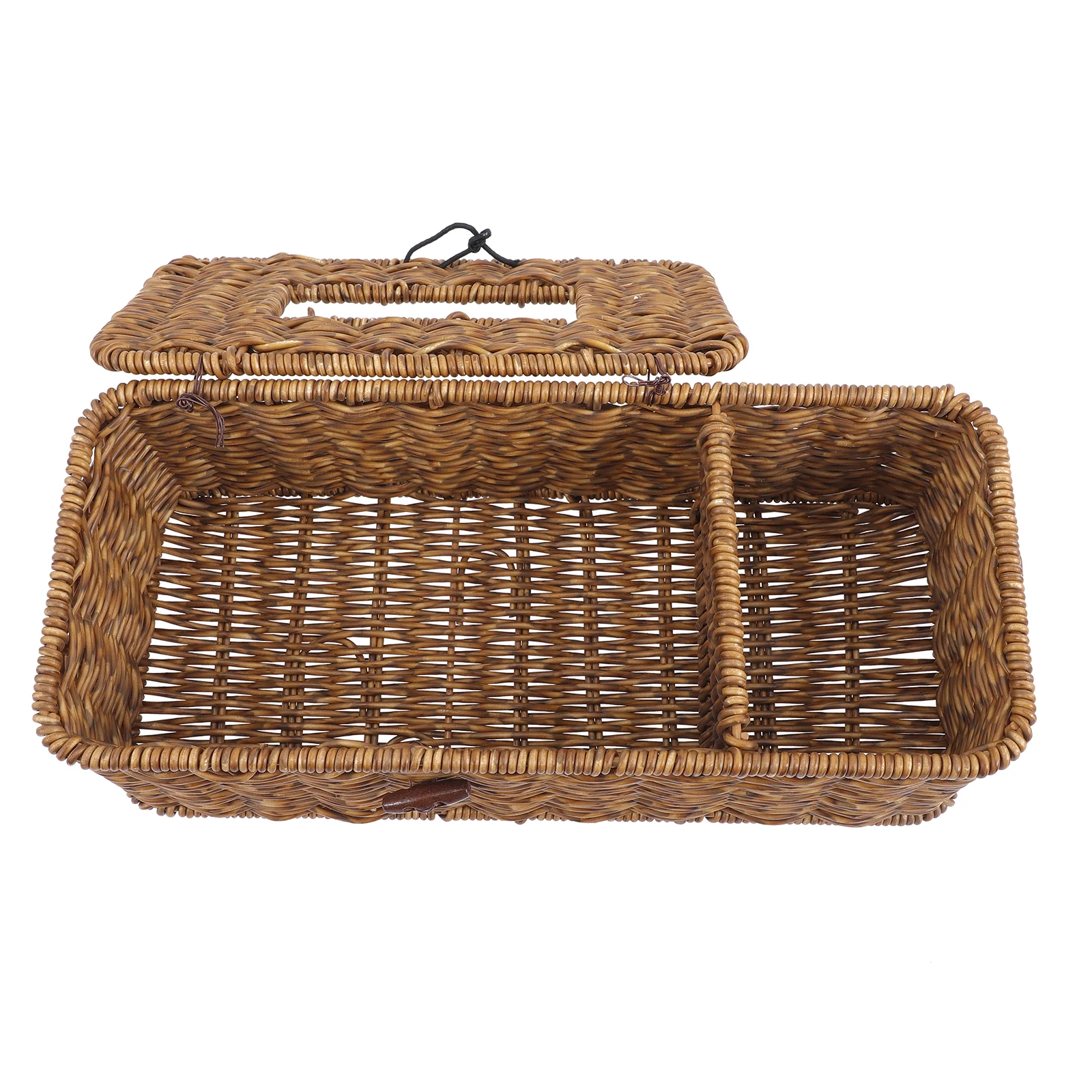 

Tissue Box Holder Prime Material Lightweight Portable Storage Elegant Look Good Texture Napkin Organizer Spring Tissue Dispenser