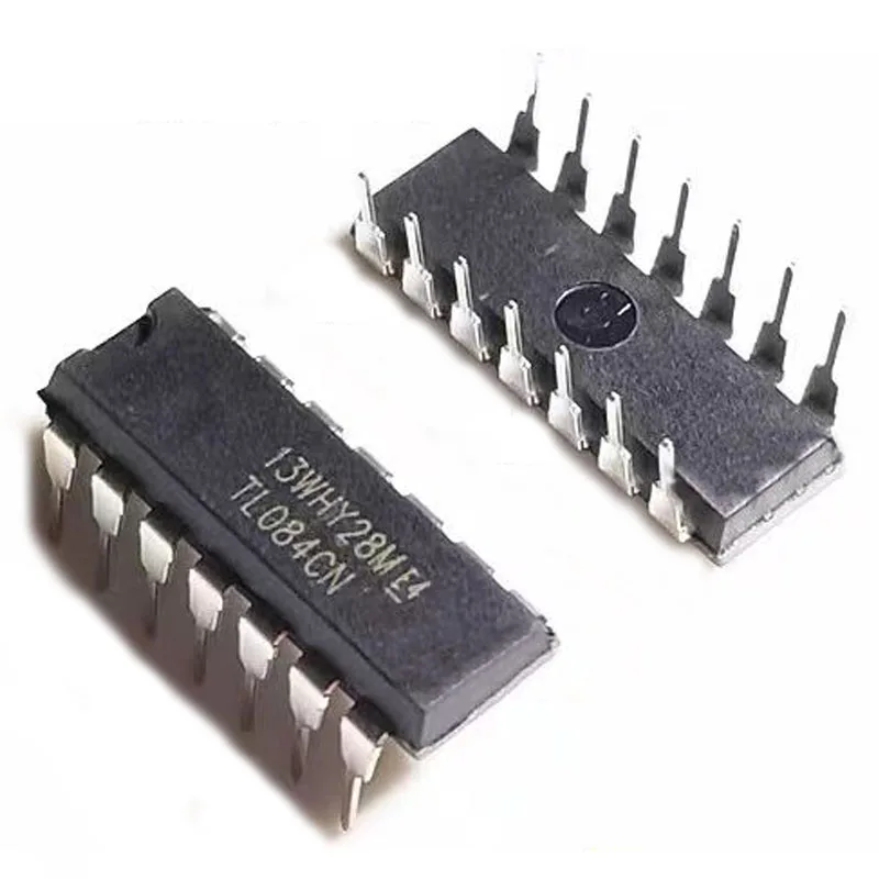 Tomada direta DIP14, TL064CN, TL074CN, TL084CN, 10 PCes