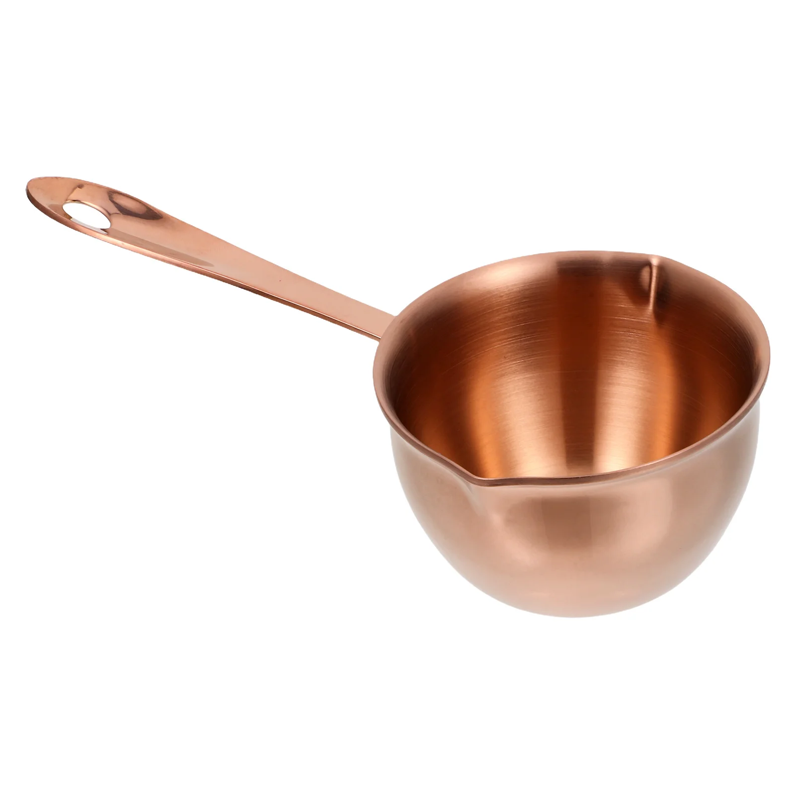 

Compact 304 Stainless Steel Mini Pot Milk Butter Chocolate Heater Pour Spout Saucepan Cookware Hot Chocolate Pot for Stove