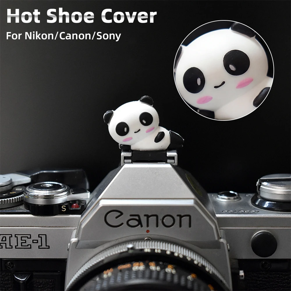 

Cute 3D Panda Camera Hot Shoe Cover Creative Resin Dustproof Cap Protector for Nikon Canon Sony Fujifilm DSLR Mirrorless