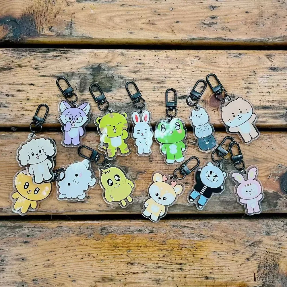 Kpop Mini Keychain S.COUPS JEONGHAN JOSHUA JUN HOSHI VERNON DINO WONWOO Cartoon IDOL Backpack Accessories Gift Fans Collection