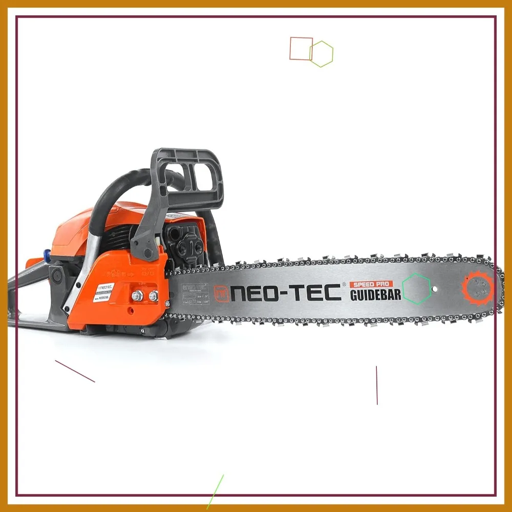 

20 Inch 62CC Gas Chainsaw, 3.5HP Petrol Engine for Tree Pruning, Wood Cutting & Yard Maintenance