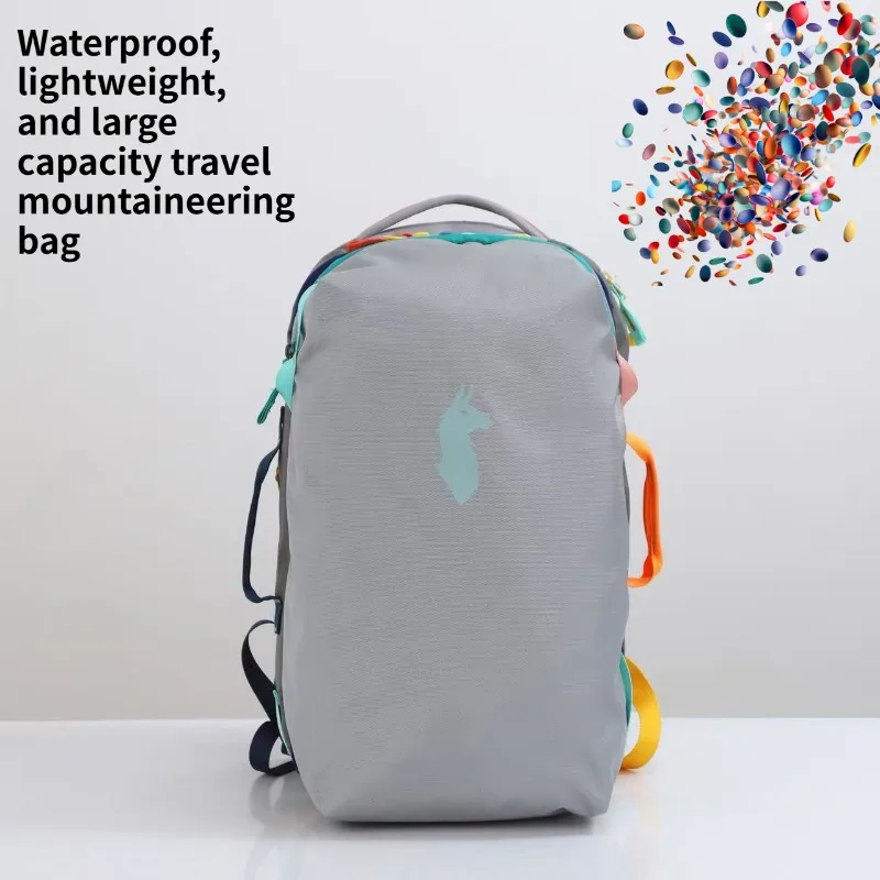 

Fashion leisure outdoor hiking backpack with rain cover 28L large capacity multifunctional storage men's and women's travel bags