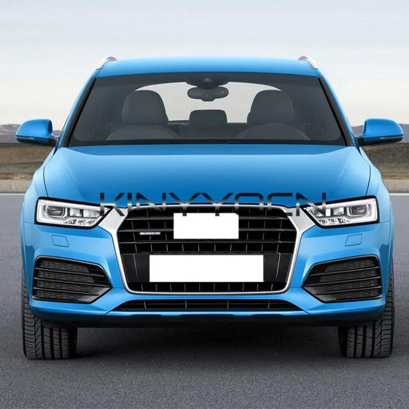 المصد الأمامي الضباب غطاء المصباح لوحة لأودي Q3 S-Line Sport 2016 2017 2018 إطار مصباح الضباب قاعدة لوحة استبدال