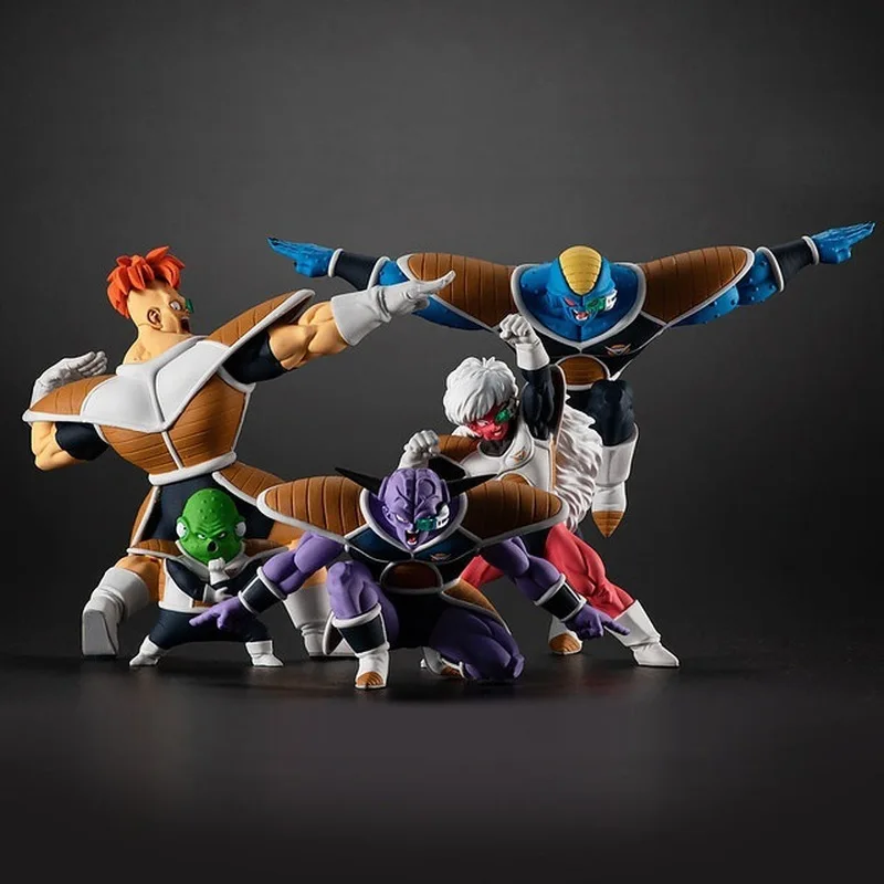 5pcs Dragon Ball Figure Ginyu Force Jeice Ginyu Guldo Recoom Burter Action Pvc Amine Collection Model Toys Cool Chrismas Gifts