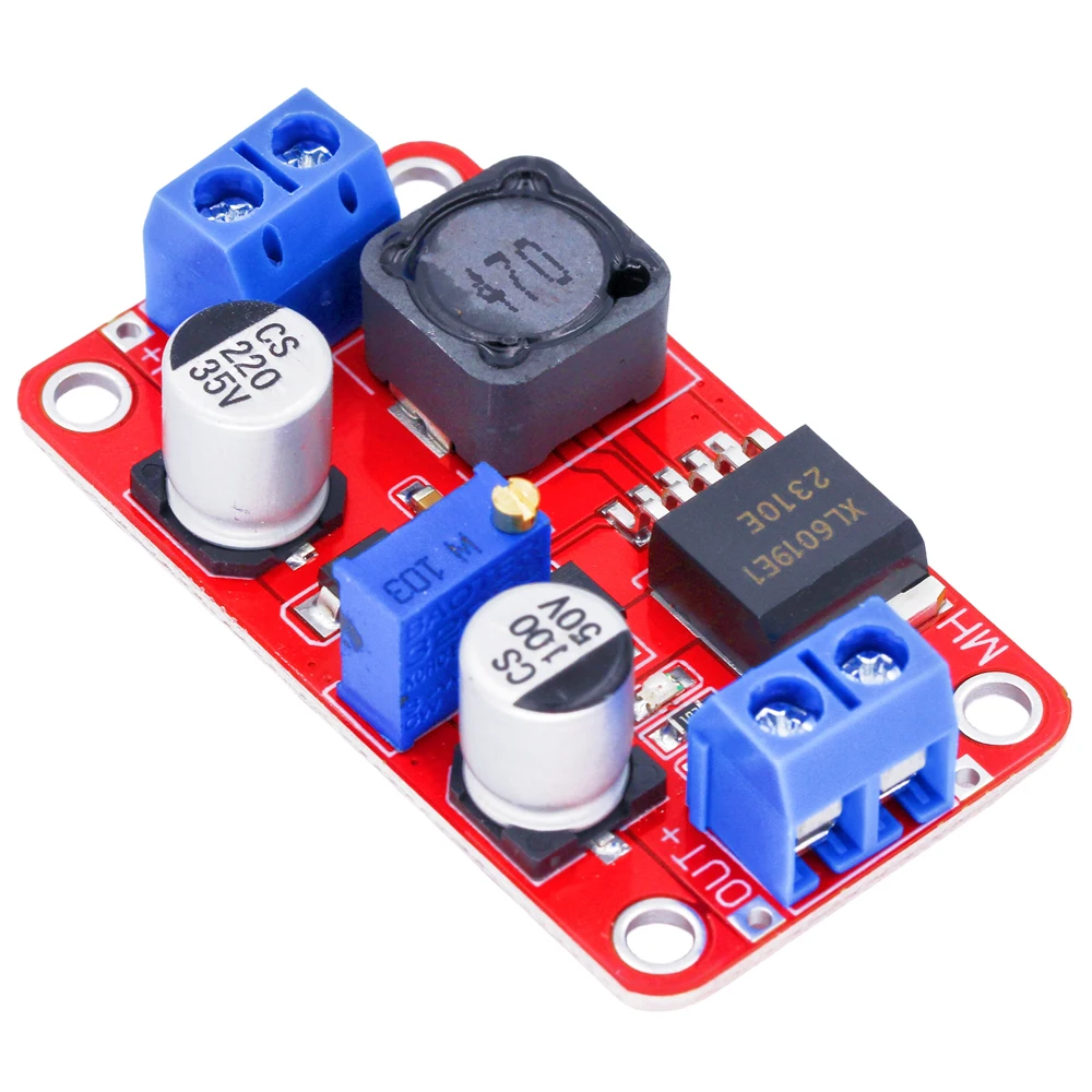 XL6019 5A DC-DC Step Up Power Supply Module Boost Volt Converter Voltage Regulator 3.3-35V To 5V 6V 9V 12V 24V Adjustable Output