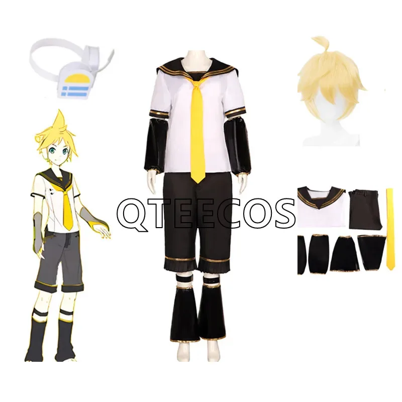 

Новый аниме Рин Лен, карнавальный костюм, топы, шорты, комплекты гарнитуры, Хэллоуин, карнавальная вечерние форма, одежда для мужчин