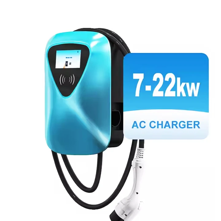 

OCPP1.6J Commercial Level 2 7KW 11KW 22KW AC EV Fast Charging Station Wallbox IP54 AC EV Charger With DLB Optional