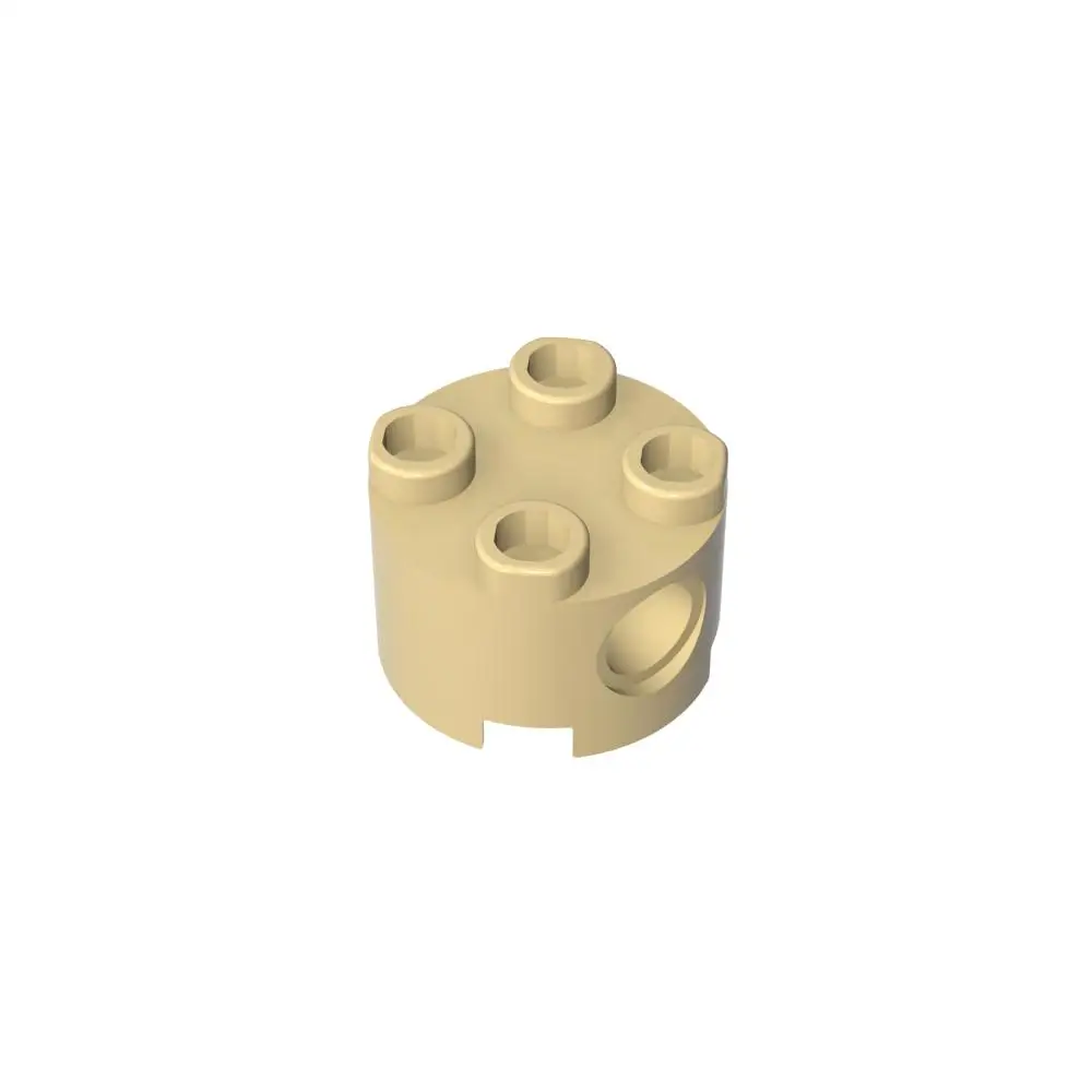 

Gobricks 100g 17485 Building Blocks Parts DIY Bricks MOC Parts High-Tech Brick Round 2 x 2 with Pin Holes Assembles Particles