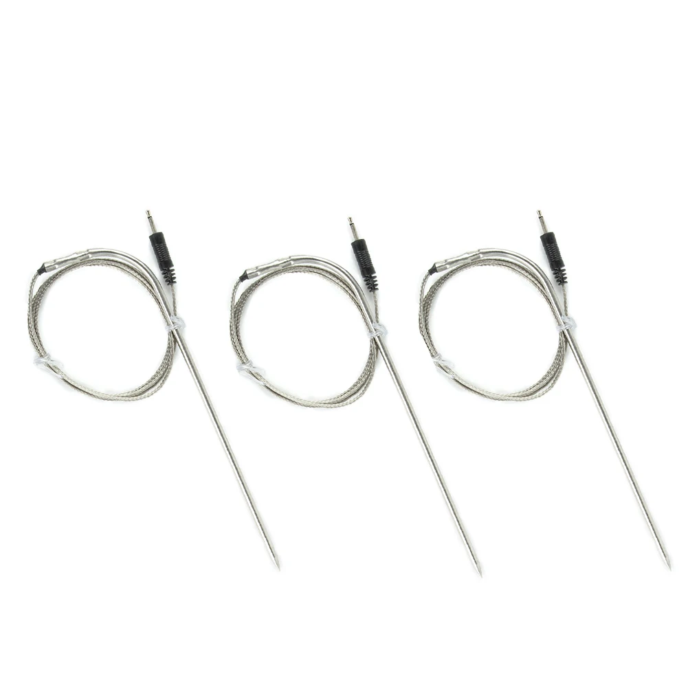 

3PCS Probes Sensor Replacement Spare Replacement Spare Probe Sensor For BBQ Thermometer DC3.5 Connector Tool Accessories