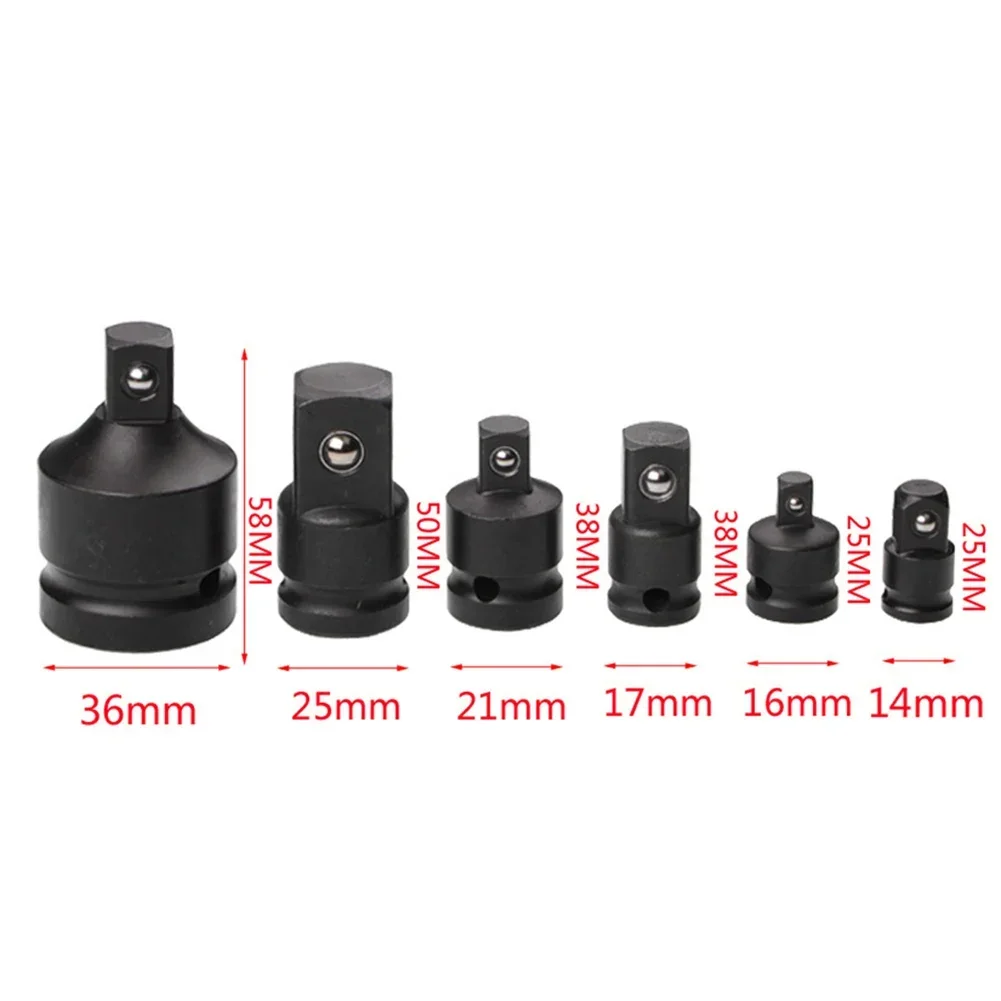 Socket Convertor Adaptor 1/2 To 3/8 3/8 To 1/4 3/4 To 1/2 Air Wrench Joints Ratchet Drive Adapter Socket Adaptor Repair Tools