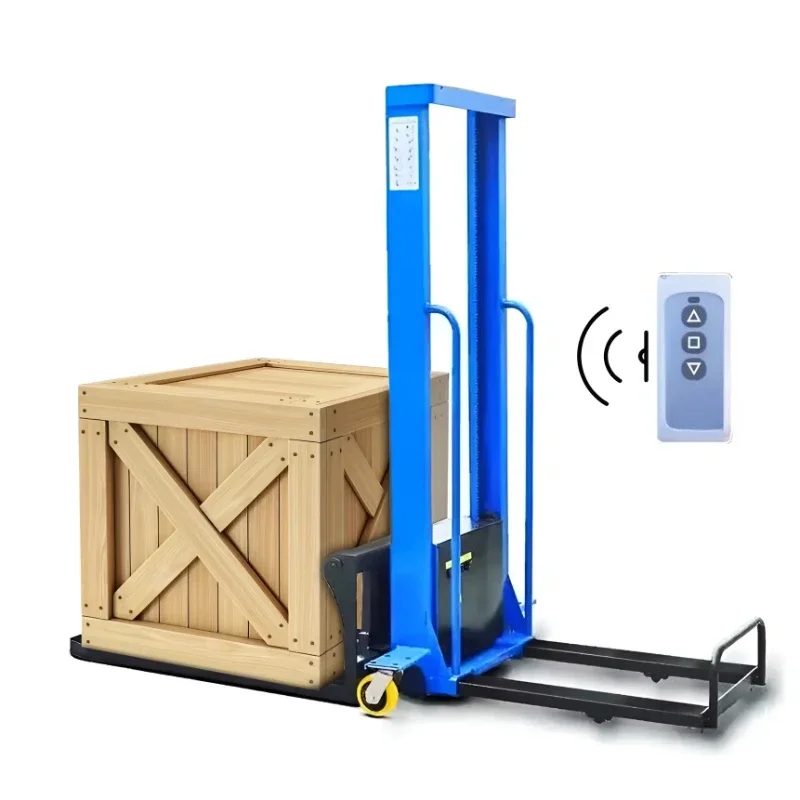 

A new multifunctional automatic electric forklift for mechanical repair shops