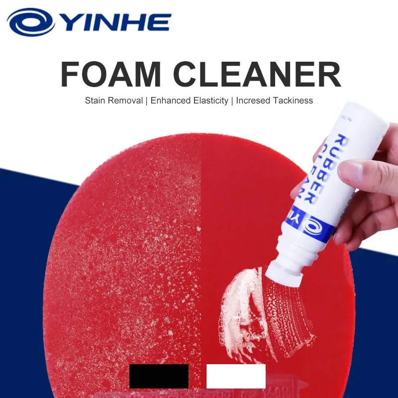 YINHE Table Tennis Rubber Cleaner 75ML Portable Cleaning Agent for T.T. Rubber Table Tennis Accessories