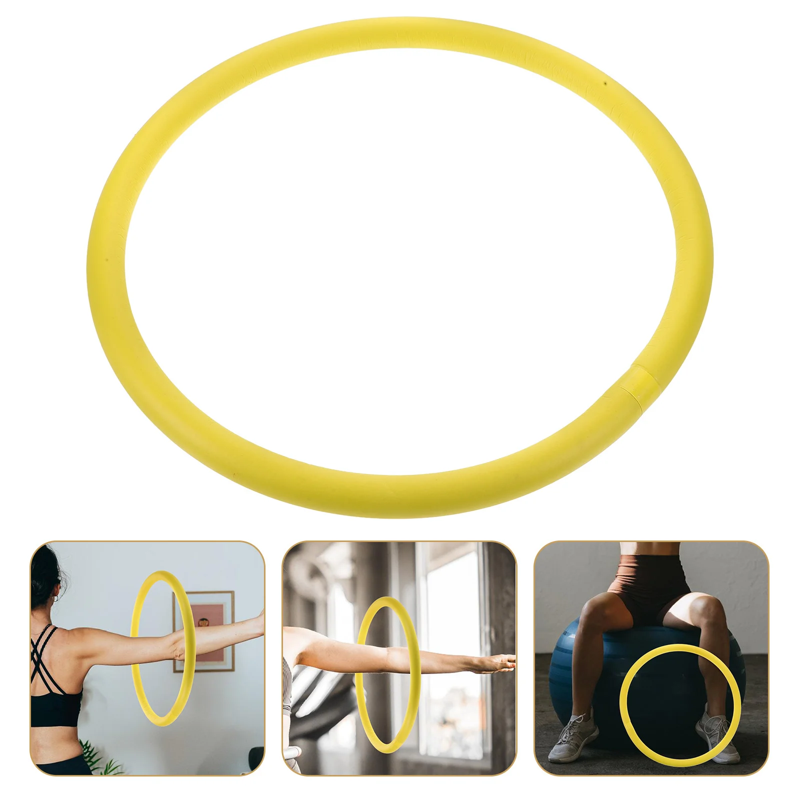 

33Cm Arm Hoop Exerciser Weighted Fitness Circle For Fat Burning Muscle Relief Workout Yoga Exercise Armband Pilates Ring