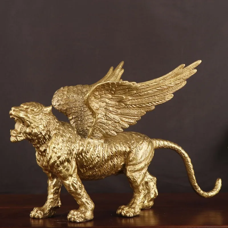 handicraft ornaments, copper , with wings, mountain , flying tiger