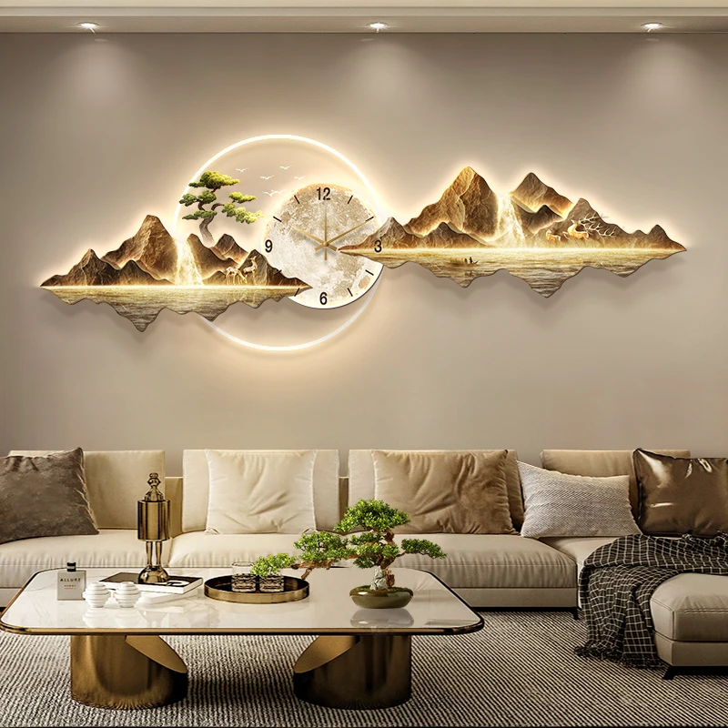 Reloj De Pared De diseño creativo, Reloj Digital De lujo para sala De estar, Reloj moderno silencioso, Reloj De Pared Led estético, decoraciones para habitación
