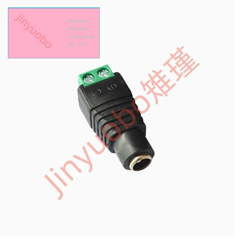 Terminal macho CC tipo cableado, terminal hembra CC, conector de alimentación para proyecto de monitoreo, terminales macho y hembra