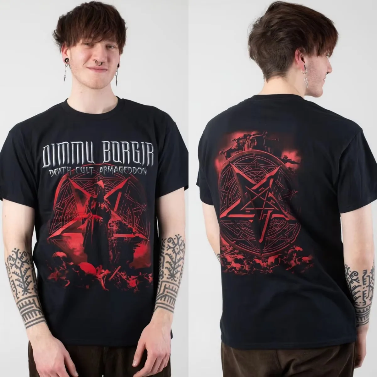 Grand Serpent Rising Dimmu Borgir Band Graphic T-Shirt Cotton Men Women Streetwear Tee