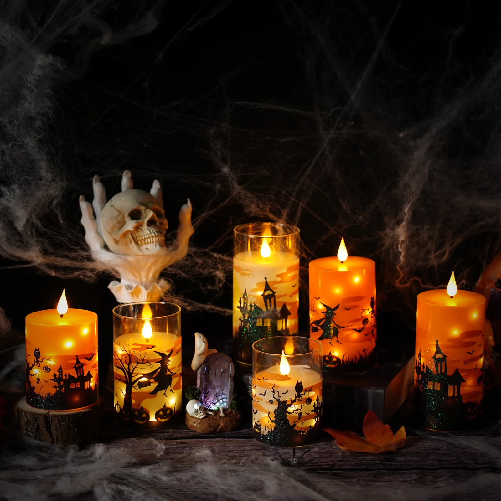Halloween Flameless LED Candles 4