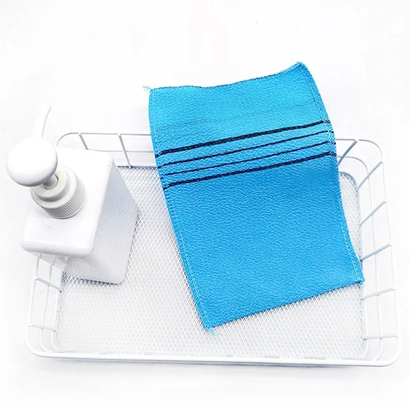 

5Pcs Exfoliating Bath Towel Korean Italy Asian Exfoliating Bath Washcloth Body Scrub Shower Soft Polyester Cotton Towels