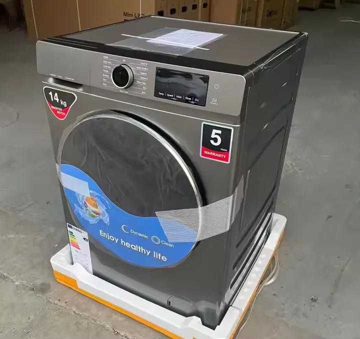 High-quality 14kg Fully Automatic Front-loading Washer/Dryer Electric Energy-Saving Stainless Steel Smart Touchscreen Control