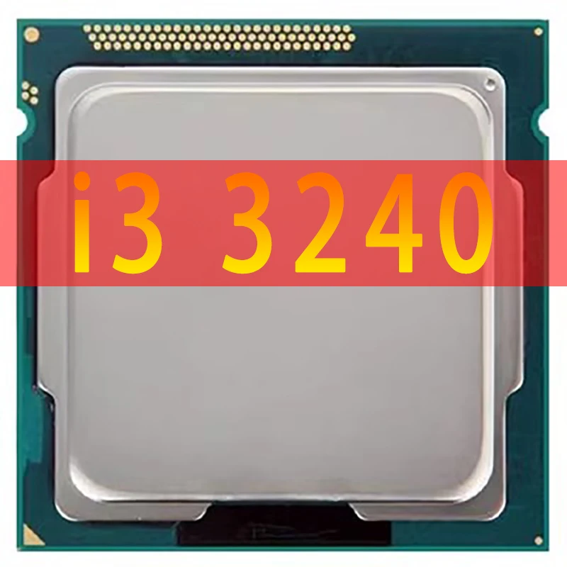 Used Disassembly For Intel Core i3 3240 CPU Dual-core 3.4GHz 3MB Cache LGA1155 I3 3240 Processor