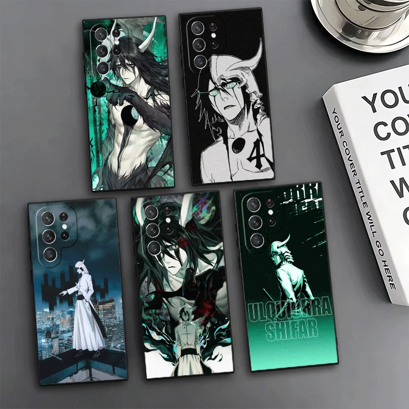 Bleach Ulquiorra Cifer 4 Phone Case For Samsung Galaxy S24 S25 S26 Ultra S23 Plus S22 S21 FE S20 + Edge Pattern Customized Cover
