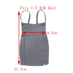 1/3 BJD Doll Clothes DD SD Ball Joint Doll Fashion Shirt, Crop Top T-shirt, Slip Dress Toy Accessories Girl Gift