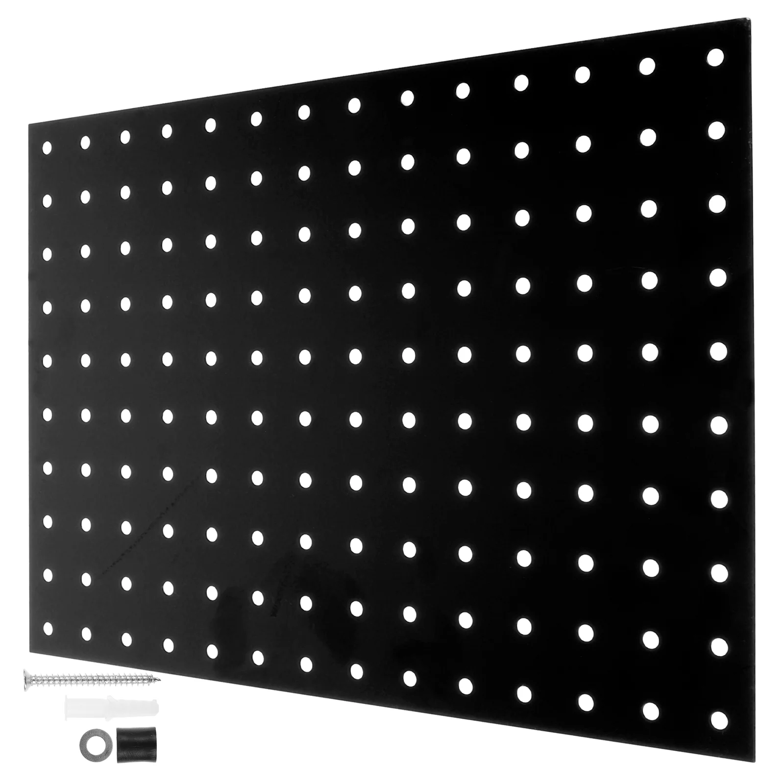 

Panel Metal Perforated Board Peg Garage Pegboard Tool Organizer Iron Wall Mount