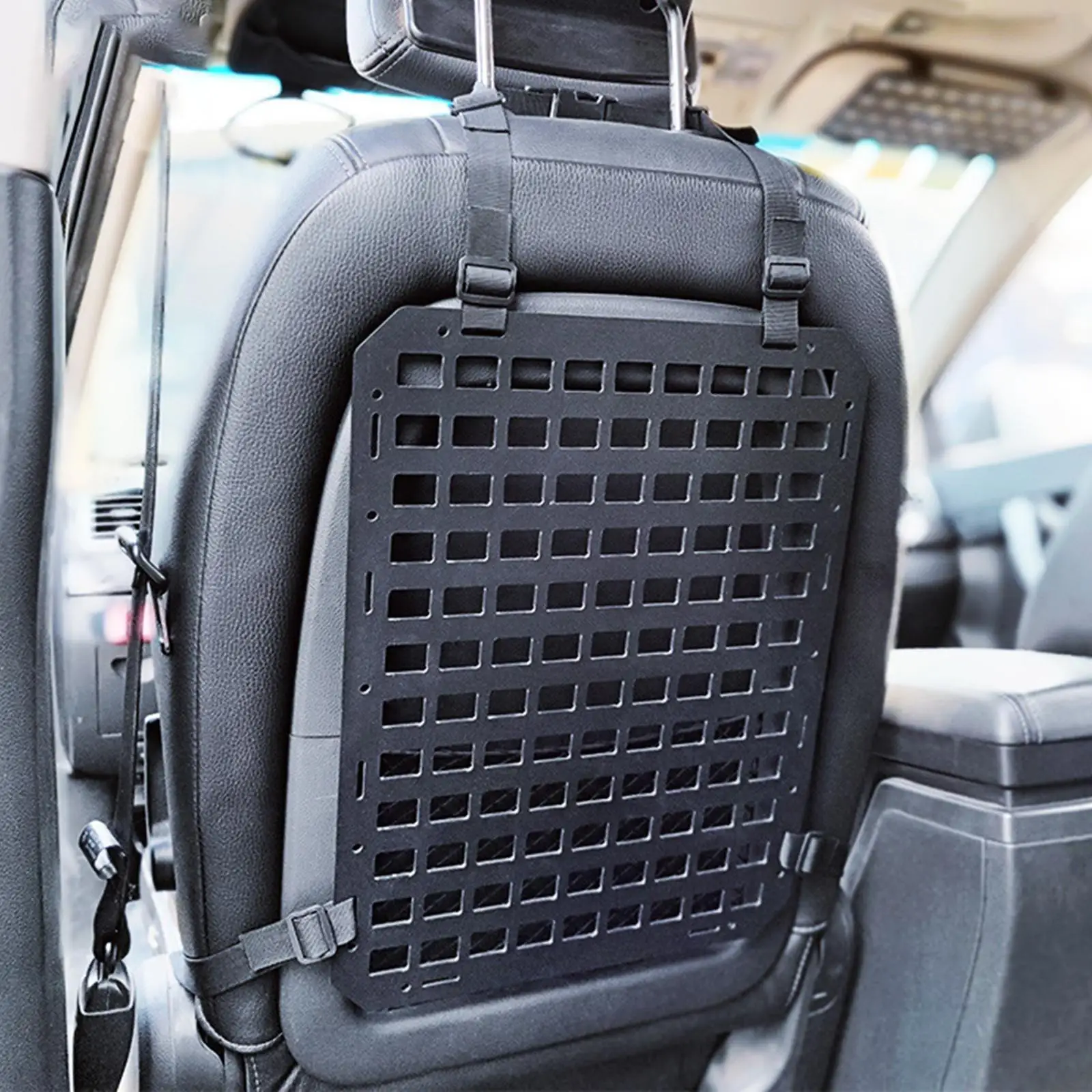 Molle Panel for Vehicles Insert Panel Universal Seatback Headrest Organizer Panel Visor Panel Parts Platform for Most Car Auto