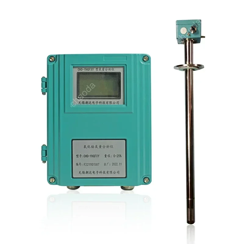 

High temperature flue gas zirconia oxygen analyzer oxygen probe