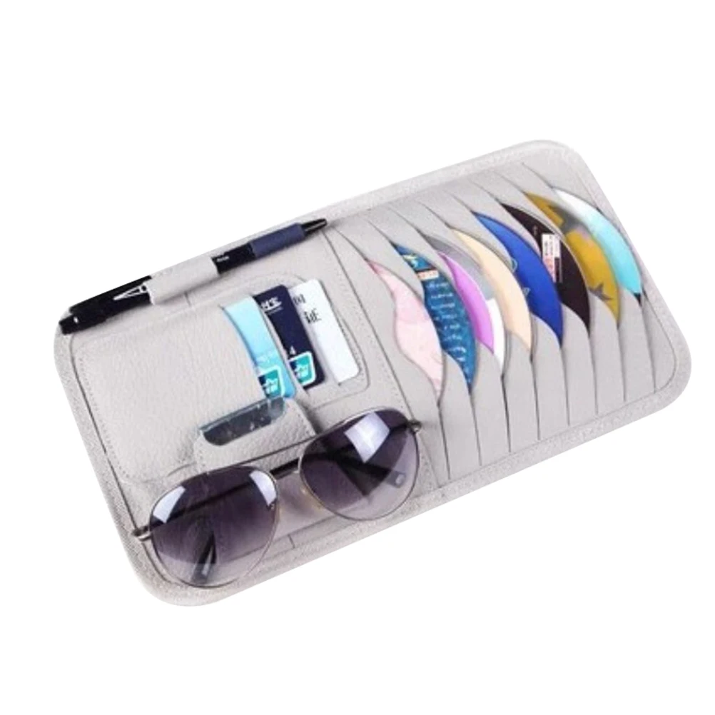 

Visor Organizer CD Clip Holder for Sunglasses Bills Cards Universal Size Fits Most Vehicles Truck Accessories Simplify