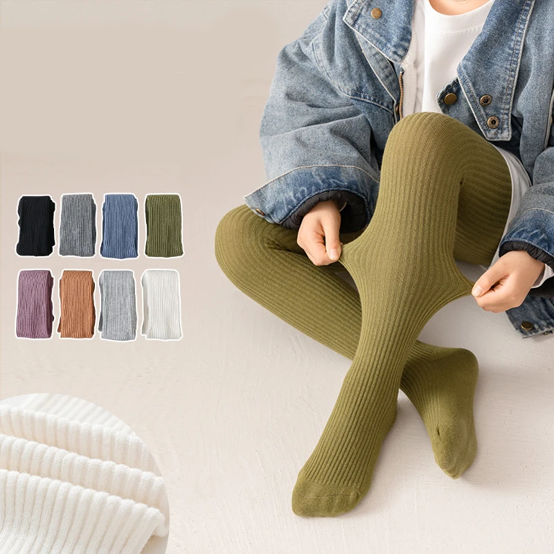 

Tights for Girls Baby Cotton White Pantyhose Newborns Infant Sock Pants Items Children Spring Sticky Toddler Kids Stockings