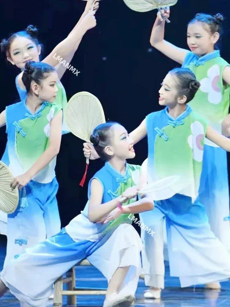 زي رقص للأطفال للفتيات على المسرح الوطني زي أداء لمحبي الرقص