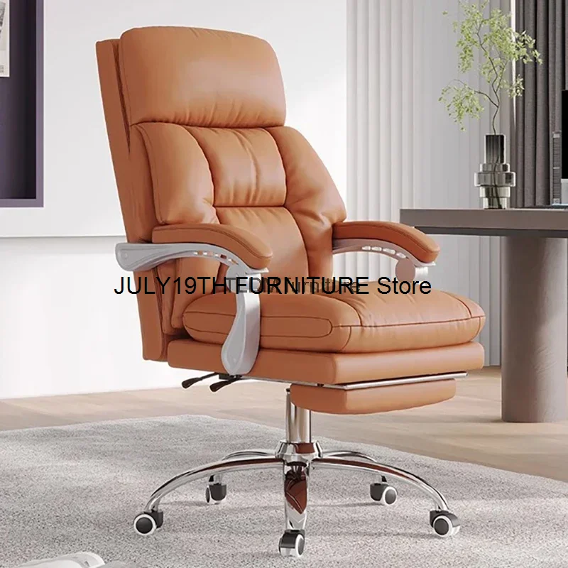 

Comfortable Armrest Office Chair Ergonomic Feet Support Modern Swivel Gaming Chair Cute Chaise De Bureaux Home Furniture