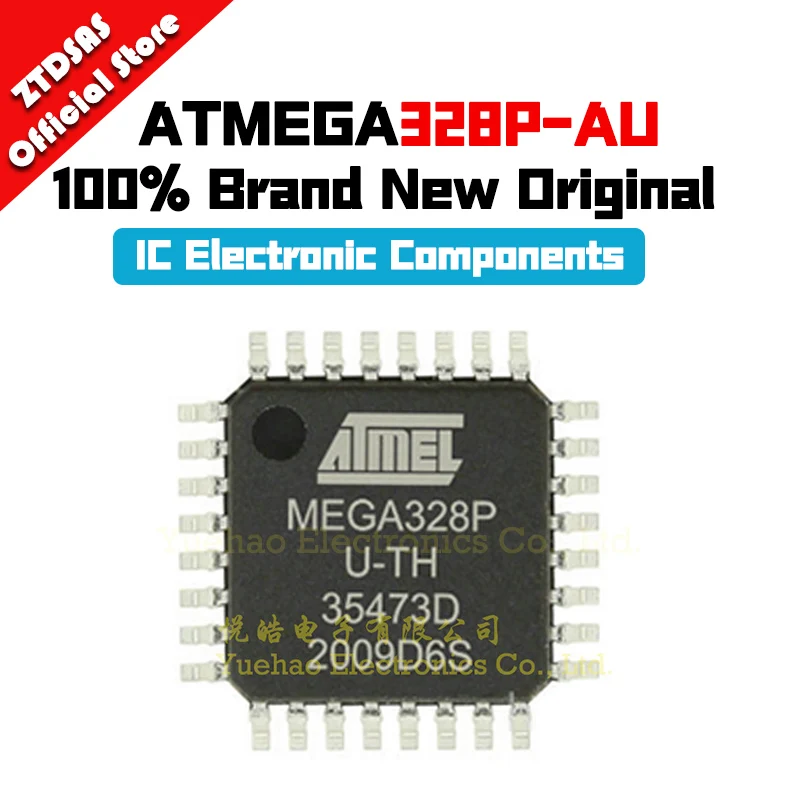 New Original ATMEGA328P-AU QFP32 ATMEGA328-AU TQFP ATMEGA328P MEGA328-AU SMD IC MCU ATMEGA328P-U