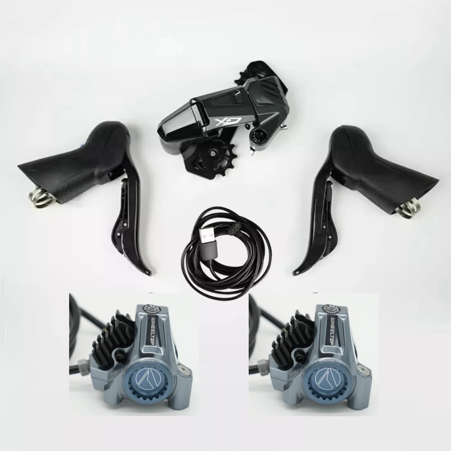 

Wheeltop New GeX Gravel Wireless Groupset, гидравлический дисковый тормоз, 3-14s