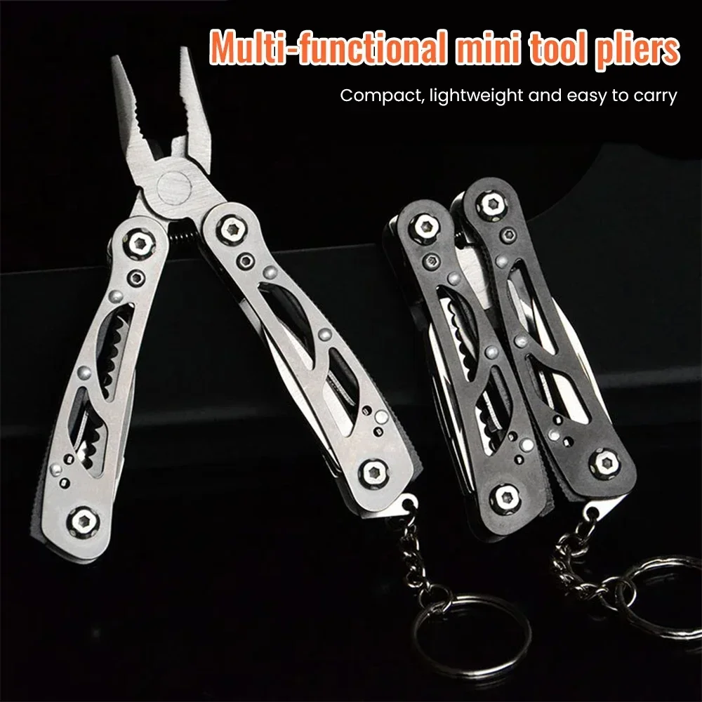 Stainless Steel Multi-tool Pliers Outdoor Combination Knife Pliers Folding Portable Multi-purpose Pliers Tools