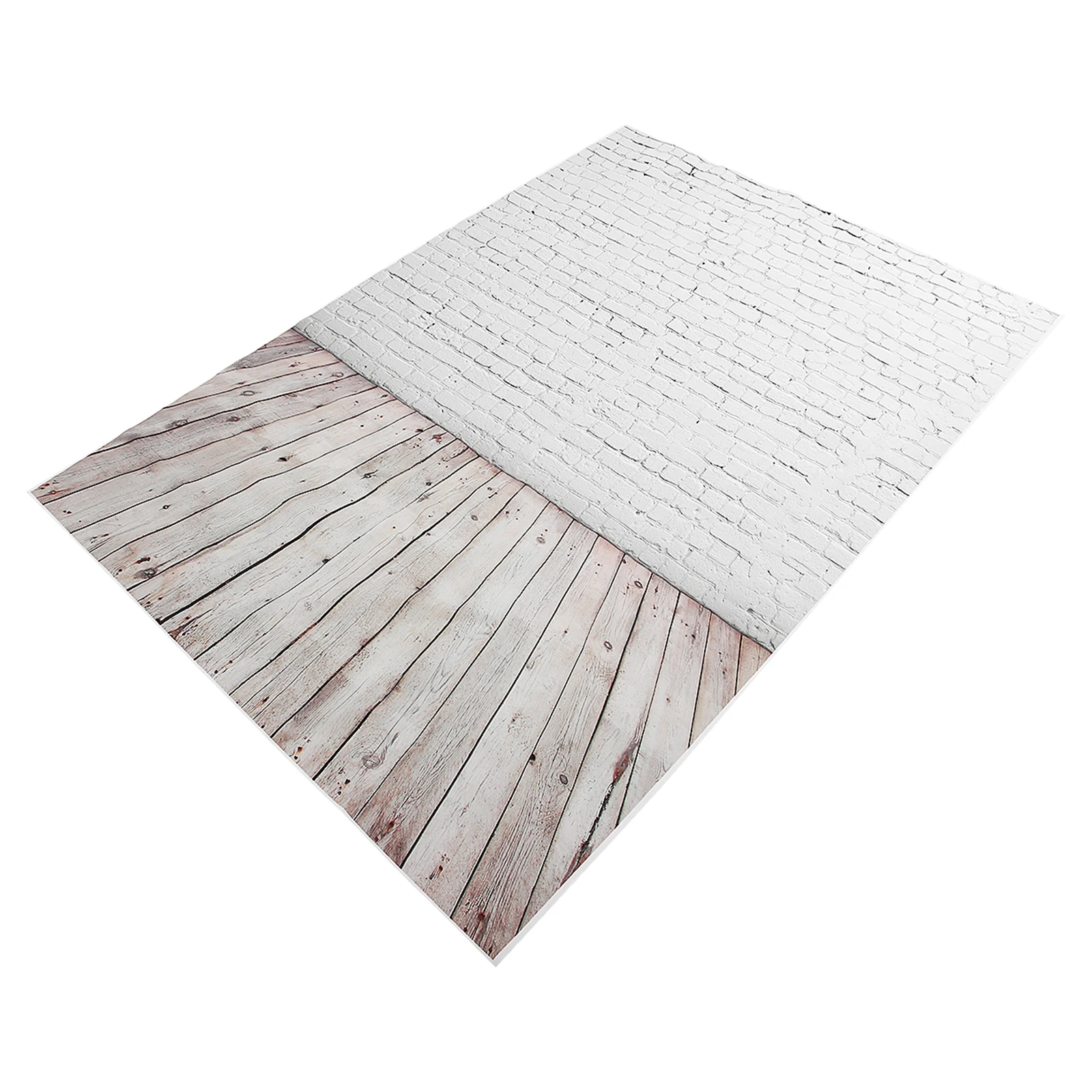 

White Brick Wall Background Retro Studio Prop Photo Backdrop Photography Background Durable Lightweight Creative Simple Design