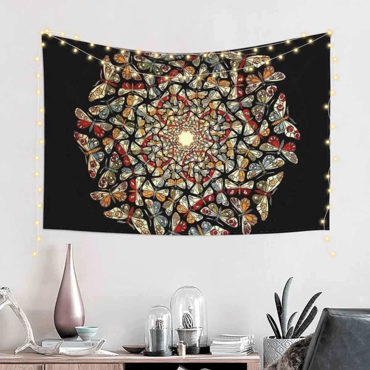 Circle Limit with Butterflies, by M.C. Escher Tapestry Wall Mural Decoration For Bedroom Room Decorator Funny Tapestry