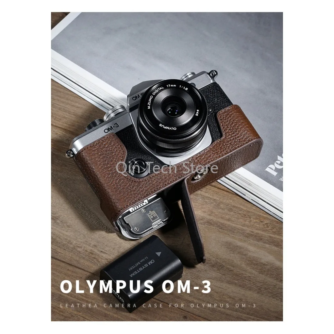 Получехол для камеры ручной работы из натуральной кожи, сумка для камеры, коробка для тела, боди для Olympus OM-3 OM3, аксессуары для студийного оборудования