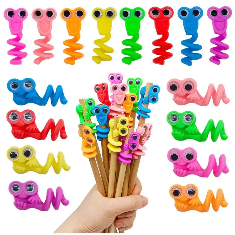 Pencil Top Cute Swinging Animal Pencil Topper Clip On Pencil For Classroom Prizes School Studying Supplies For Kids Back To