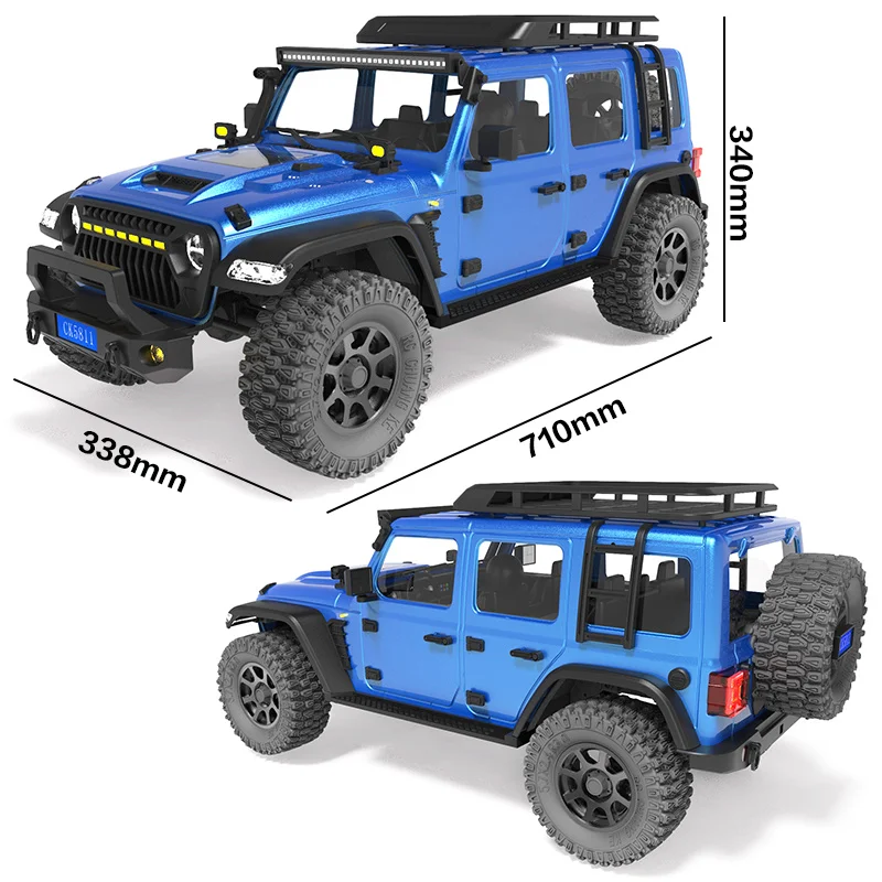 CK5811 Wrangler 1:7 Kletterauto RC ferngesteuertes Auto simuliertes Geländewagen elektrisches Allradantrieb bürstenloses Spielzeug