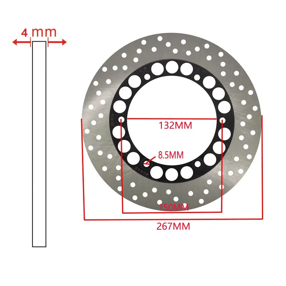 Motorcycle Rear Brake Disc Rotor For Yamaha RD350LC 85-92 XP500 T-Max 500 2001-2011 XJ600 83-91 XJ900S Diversion 95-03