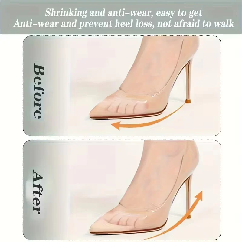2 Paar Zehenpolster für Schuhe, Unisex-Einlegesohlen, Zehenfüller aus Schaumstoff, Werkzeuge zur Schuhmontage – Detail 6