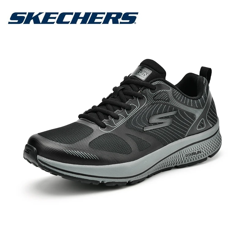 Tênis Skechers GO RUN masculino, tênis esportivo casual com cadarço, sapatos ultraleves para homens, tênis de corrida e jogging para atividades ao ar livre